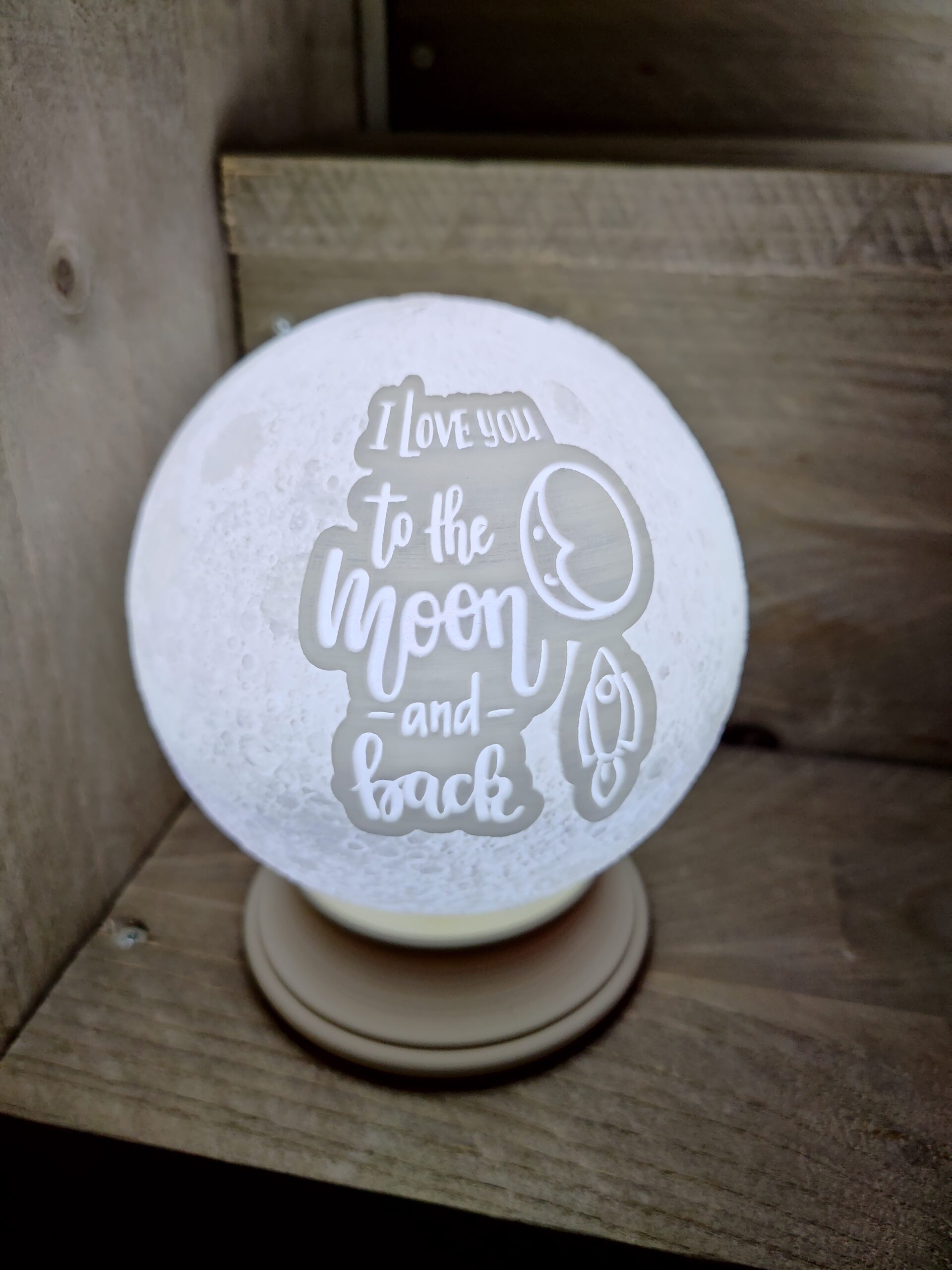 Lithophane bol lamp - Afbeelding 5