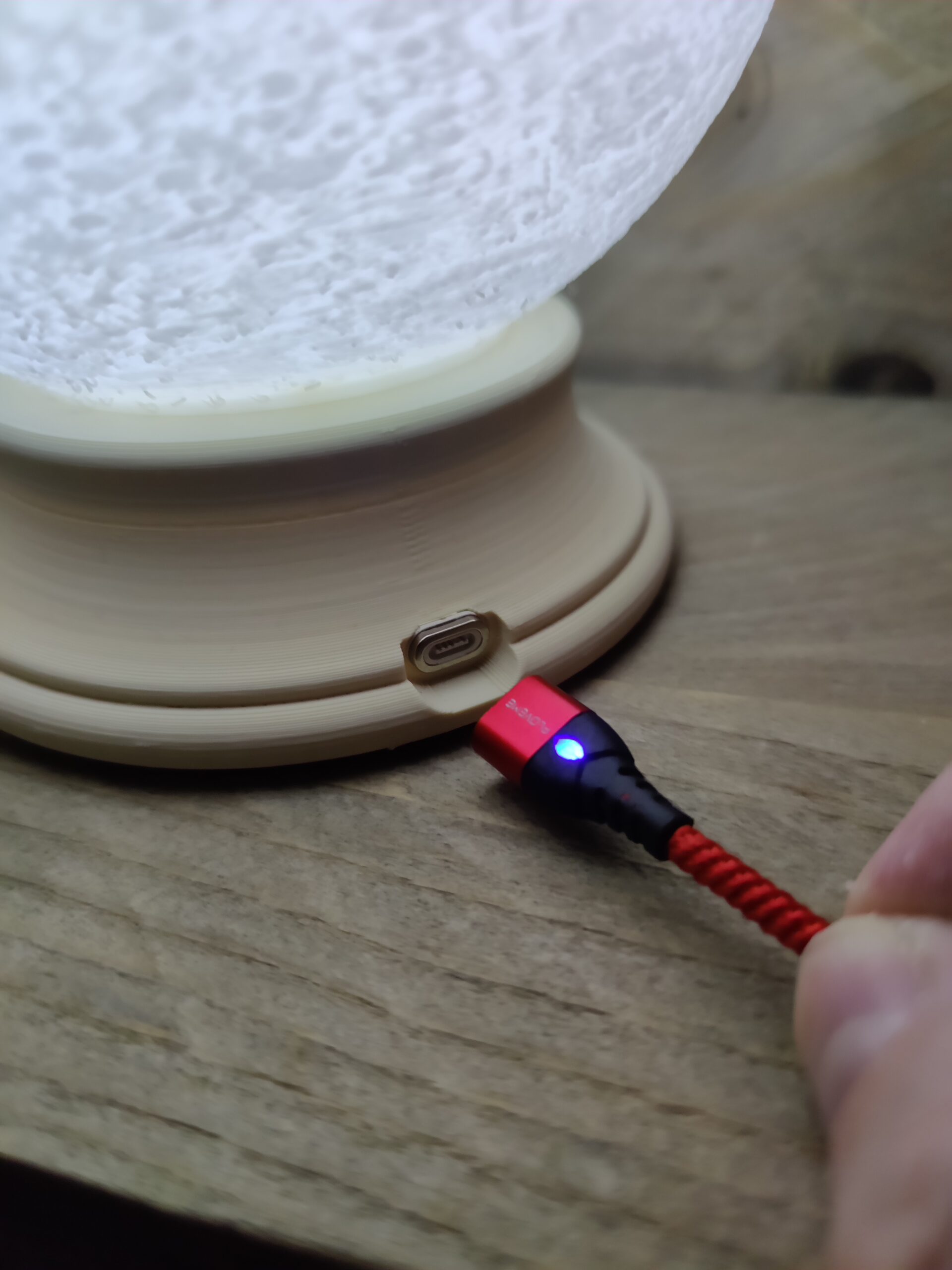 Lithophane bol lamp - Afbeelding 6