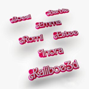 Gepersonaliseerde Barbie sleutelhanger
