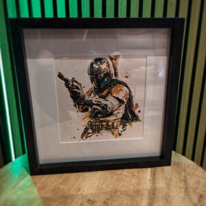 The Mandalorian schilderij 3D geprint